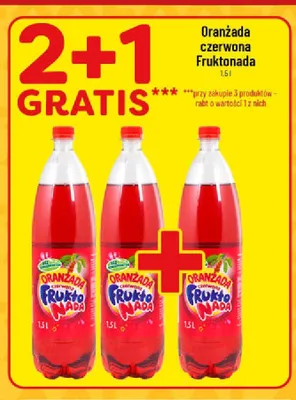 Oranżada czerwona Fruktonada promocja w POLOmarket