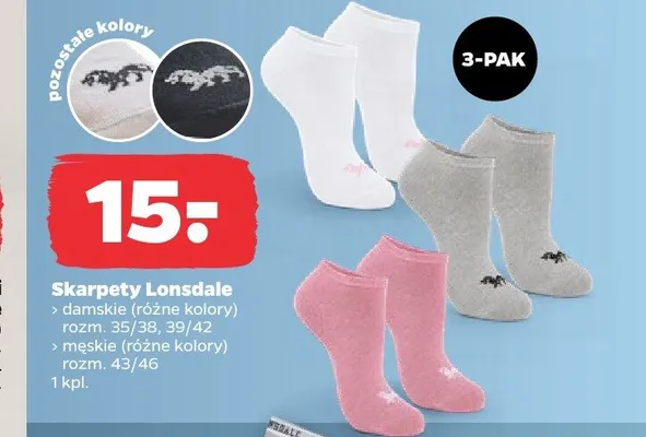 Skarpety Lonsdale promocja w Netto