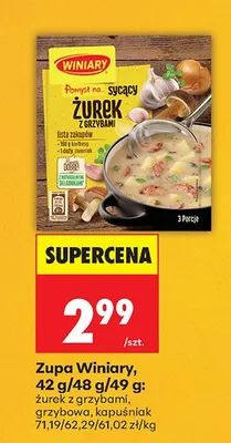 Zupa kapuśniak promocja w Biedronka