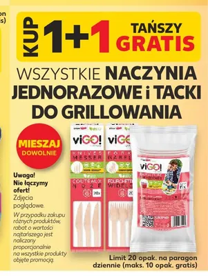 Widelce drewniane Vigo! promocja w Kaufland
