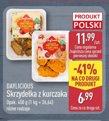 Skrzydełka z kurczaka panierowane Daylicious promocja w Aldi