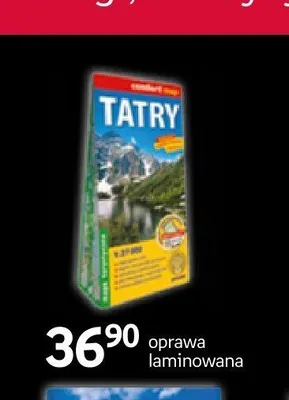 Mapa laminowana Tatry promocja w Empik