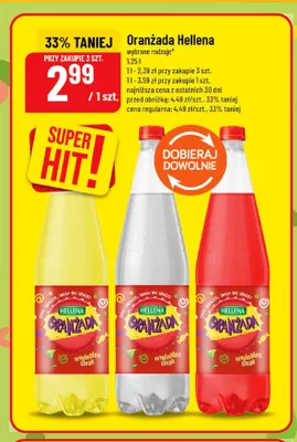 Oranżada Hellena żółta promocja w POLOmarket