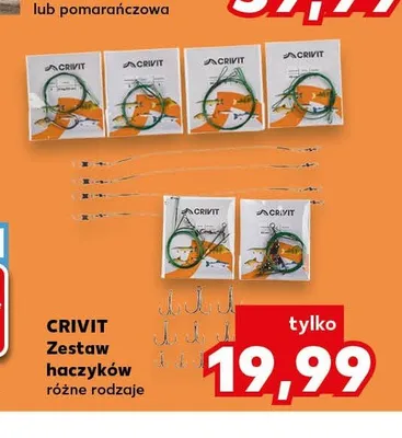 Zestaw haczyków Crivit promocja w Kaufland