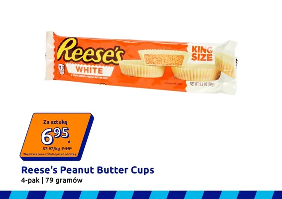 Reese's Peanut Butter Cups 4-pak promocja w Action