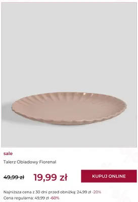 Talerz obiadowy Fiorenal Home&You promocja w home&you