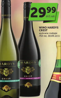 Wino Crest wybrane rodzaje promocja w Groszek
