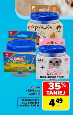 Kubek malarski z blokadą wylania Wikam promocja w Carrefour Market