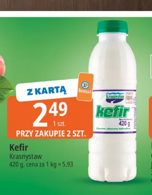 Kefir Krasnystaw promocja w Leclerc