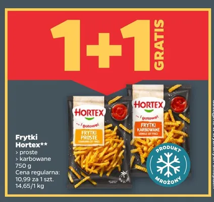 Frytki Hortex proste promocja w Netto