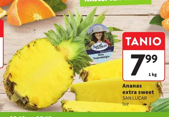 Ananas extra sweet SanLucar promocja w Intermarche