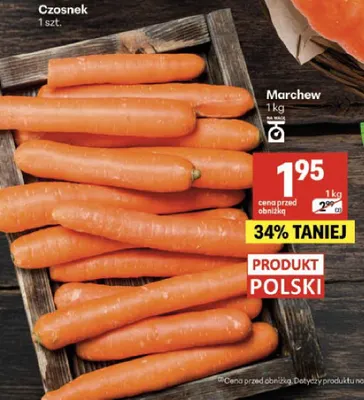 Marchew promocja w Delikatesy Centrum