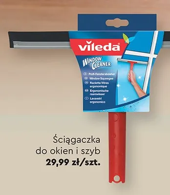 Ściągaczka do okien i szyb Vileda promocja w Biedronka