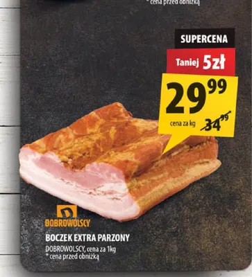 Boczek extra parzony Dobrowolscy promocja w Arhelan