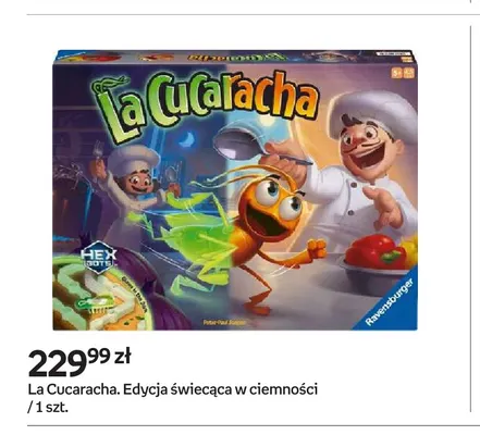 Gra planszowa La Cucaracha edycja świecąca w ciemności promocja w Empik