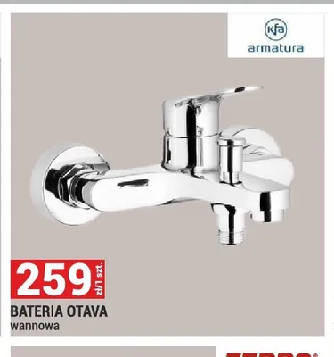 Bateria wannowa KFA Armatura Otava promocja w Merkury Market