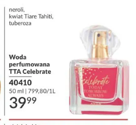 Woda perfumowana Avon TTA Celebrate promocja w AVON