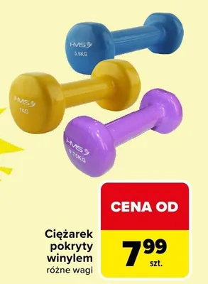 Ciężarek pokryty winylem promocja w Carrefour