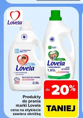 Produkty do prania marki Lovela promocja w Carrefour