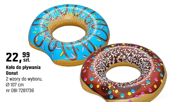 Koło do pływania Donut promocja w OBI