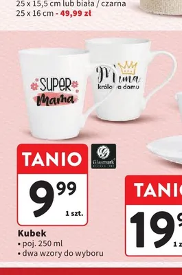 Kubek Glasmark 250ml promocja w Intermarche