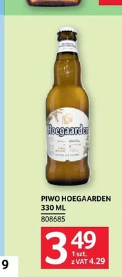 Piwo Hoegaarden 330ml promocja w Selgros