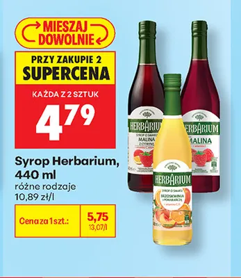 Syrop Herbarium promocja w Biedronka