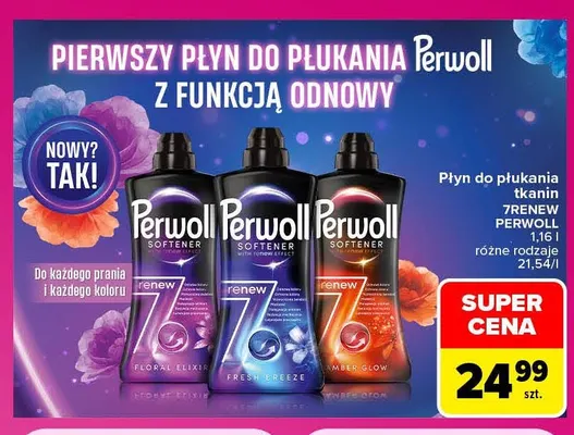 Płyn do płukania tkanin 7Renew Perwoll Amber Glow promocja w Carrefour