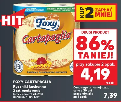 Ręczniki kuchenne Cartapaglia Foxy promocja w Kaufland