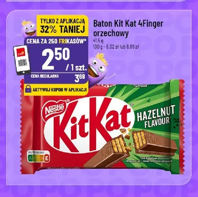 Baton Kit Kat 4Finger orzechowy promocja w POLOmarket