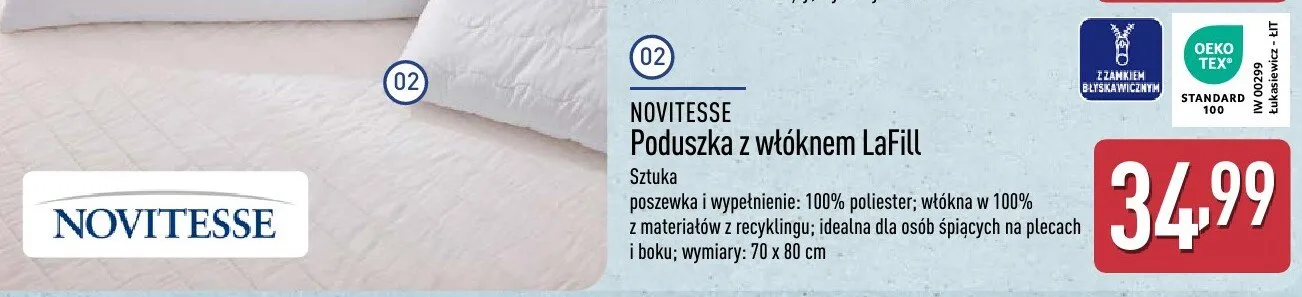 Poduszka promocja w Aldi