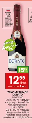 Wino musujące Dorato czerwone słodkie promocja w Twój Market