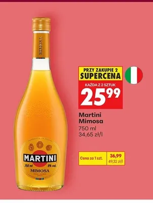 Wino Martini Mimosa promocja w Biedronka