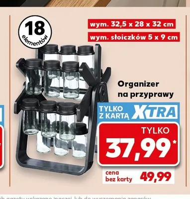 Organizer na przyprawy promocja w Kaufland