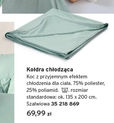 Kołdra chłodząca promocja w Tchibo