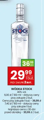 Wódka Stock 40% promocja w Twój Market