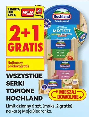 Ser topiony Mixtett promocja w Biedronka