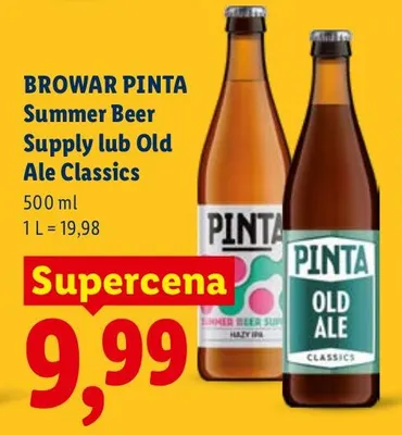 Piwo Browar Pinta Old Ale Classics promocja w Lidl