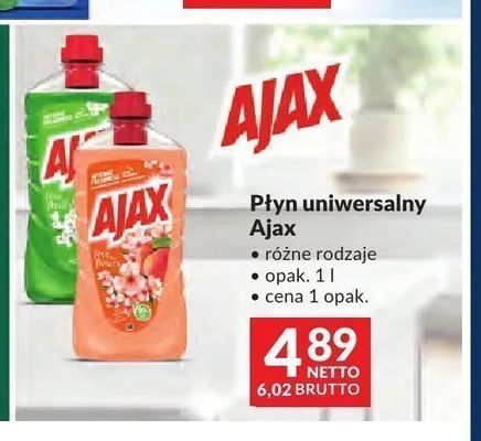 Płyn uniwersalny Ajax promocja w Makro