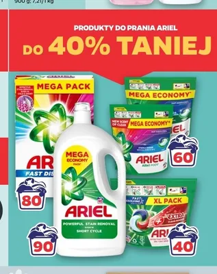 Produkty do prania Ariel promocja w Netto