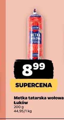 Metka tatarska wołowa Łuków promocja w Netto