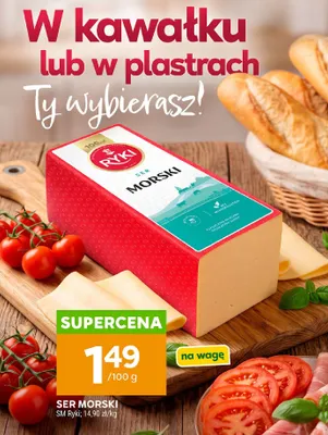 Ser żółty morski promocja w Stokrotka