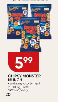 Chipsy Monster Munch promocja w Chata Polska