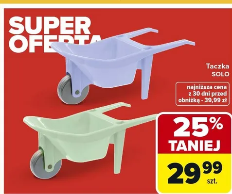Taczka Solo promocja w Carrefour