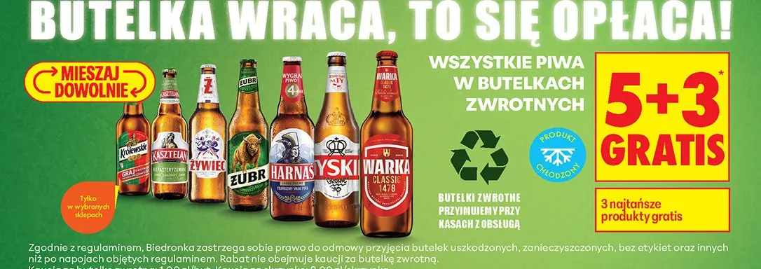 Piwo promocja w Biedronka