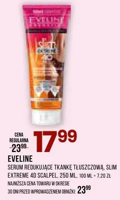 Serum redukujące tkankę tłuszczową Eveline Slim Extreme 4D Scalpel promocja w Drogerie Natura