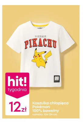 Koszulka chłopięca Pokémon promocja w Pepco