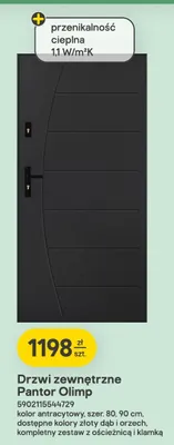 Drzwi zewnętrzne Pantor Olimp promocja w Castorama