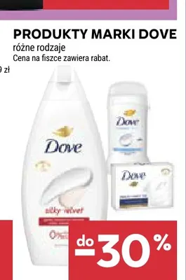 Produkty marki Dove promocja w Stokrotka