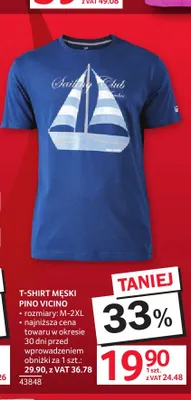 T-shirt męski Pino Vicino promocja w Selgros